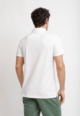 Imagen 2 del producto Polera Polo Algodón Pima Marc Blanco