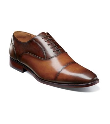Zapatos Formal Hombre Sorrento Lux Cap Toe Bal Cognac