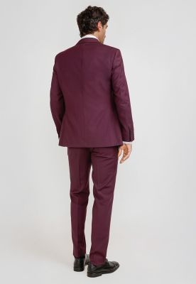 Imagen 2 del producto Traje Hombre Formal Graduación Burdeo