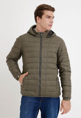 Parka Hombre Acolchada Pluma Verde