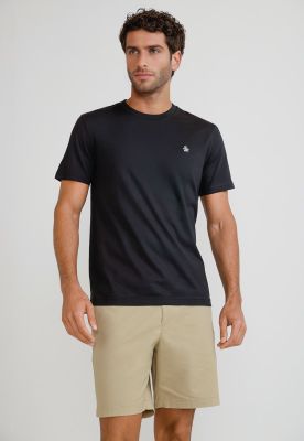 Polera Hombre Manga Corta Negra OPKB2001