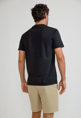 Imagen 2 del producto Polera Hombre Manga Corta Negra OPKB2001