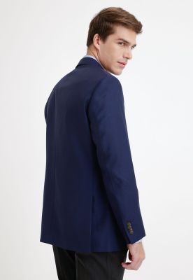 Imagen 2 del producto Chaqueta Formal Hombre Lana S100'S Liso Slim Mix&Color Azul