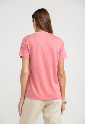 Imagen 2 del producto Polera Mujer Gantt Lino Magenta