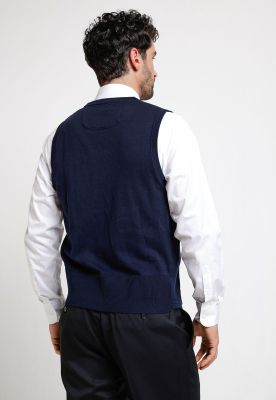 Imagen 2 del producto Gillet Tejido Hombre Formal Azul Marino