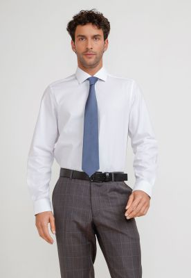 Camisa Hombre Formal Algodón Classic Blanco