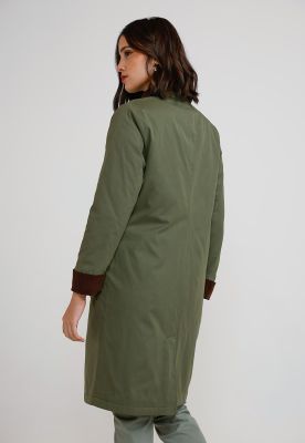 Imagen 2 del producto Parka Larga Mujer Algodón Y Poliéster Oliva