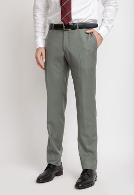 Pantalón Hombre Formal Lana S100'S Mix&Color Verde