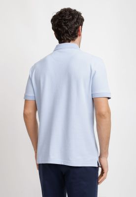 Imagen 2 del producto Polera Polo Pique Algodón Marini Celeste
