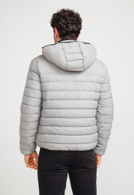 Imagen 2 del producto Parka Hombre Acolchada Gris Claro