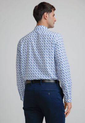 Imagen 2 del producto Camisa Hombre Total Stretch Estampada Blanca