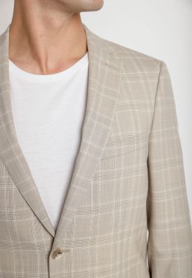 Imagen 2 del producto Traje Formal Lana Tela Cuadros Beige