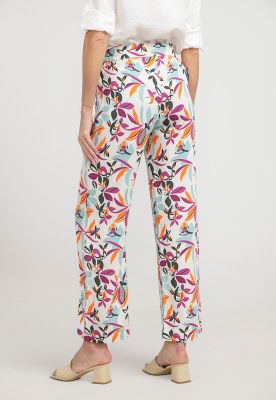 Imagen 2 del producto Pantalón Mujer Alondra Viscosa Floral Magenta