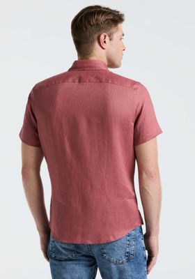 Imagen 2 del producto Camisa Hombre Lino Manga Corta Rouge 4KSW7059