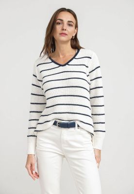 Sweater Mujer Granate Algodón Crudo