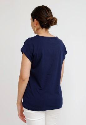 Imagen 2 del producto Polera Mujer Bilbao Algodón Peruano Navy