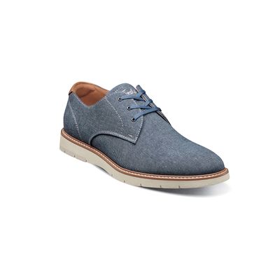 Zapatos Casual Navy Vibe Canvas Plain Toe Oxford