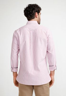 Imagen 2 del producto Camisa Rayas Hombre Beta Rojo