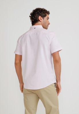 Imagen 2 del producto Camisa Hombre Manga Corta Rosada OPWB0037