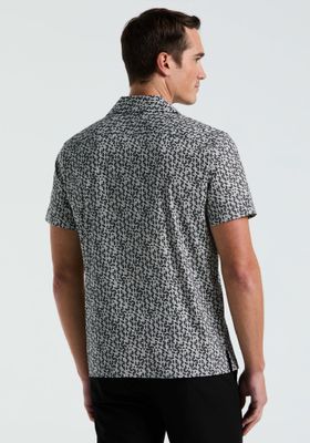 Imagen 2 del producto Camisa Hombre Manga Corta Estampada Negro 4KSW7008