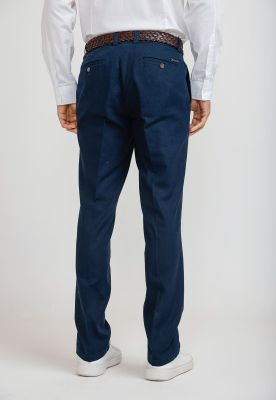 Imagen 2 del producto Pantalón Hombre Lino Venancio Azul Marino