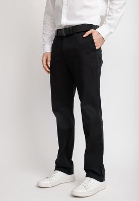 Pantalón Chino Hombre Algodón Vinci Negro