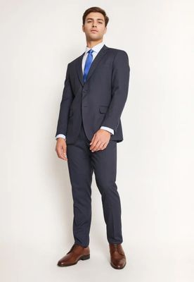 Traje Formal Básico Slim Fantasía Navy