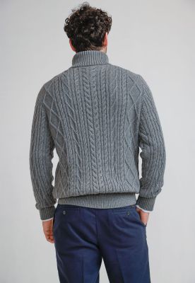Imagen 2 del producto Sweater Hombre Cuello Alto Polaris Beige