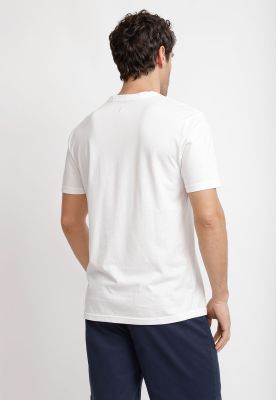 Imagen 2 del producto Polera Cuello C Algodón Pima Marcus Blanco