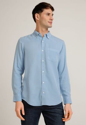 Imagen 1 del producto Camisa Hombre Manga Larga Lyocell Celeste