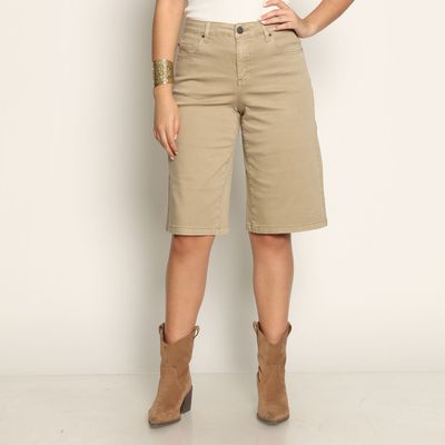 Bermuda Tiro Alto Pretina Basica