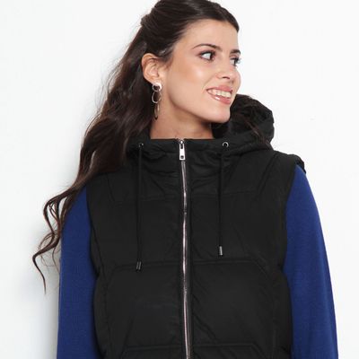 Imagen 2 del producto Parka Sin Manga Con Cierre En Delantero