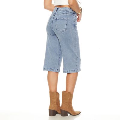 Imagen 2 del producto Jort Bermuda Denim Tiro Alto Pretina 1 Boton