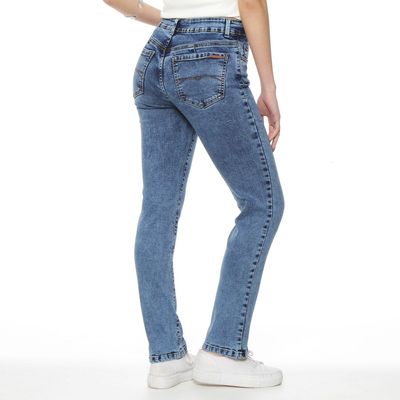 Imagen 2 del producto Jeans Slim Tiro Alto Pretina Un Boton Push Up