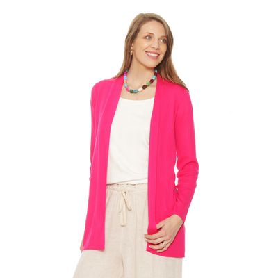 Imagen 2 del producto Chaleco Manga Larga Solido Con Textura