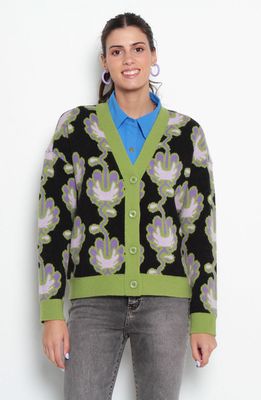 Imagen 1 del producto Chaleco Manga Larga Estampado Abotonado Escote V