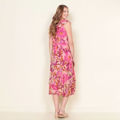 Imagen 2 del producto Vestido Sin Manga Estampado Cruzado En El Delantero