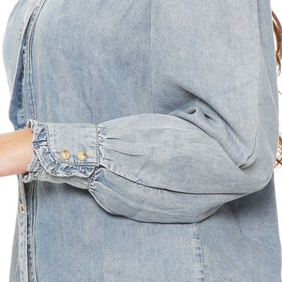 Imagen 2 del producto Blusa Manga  Larga  Lyocell Abotonada En Delantero