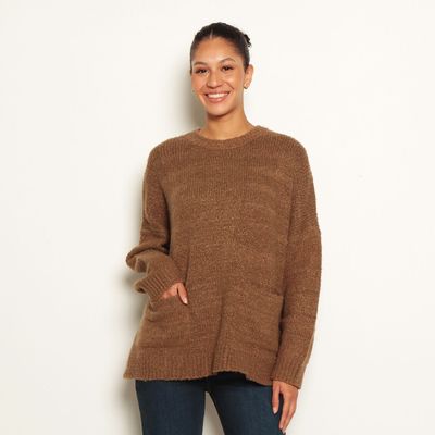 Sweater Manga Larga Escote   Redondo