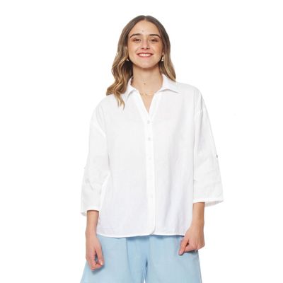 Imagen 1 del producto Blusa  Manga  Larga Abotonada En El Delantero