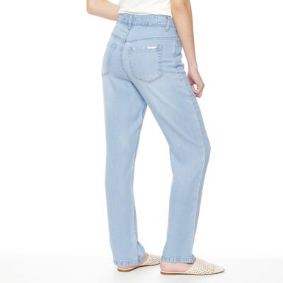 Imagen 2 del producto Pantalon Recto Lyocell Tiro Alto Pretina Basica 1 Boton