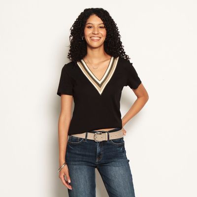 Imagen 2 del producto Polera Manga   Corta Escote V