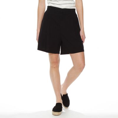 Short  Tiro Alto Pretina Basica  1 Boton