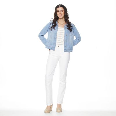 Imagen 2 del producto Jeans Recto Tiro Alto Pretina Basica 1 Boton