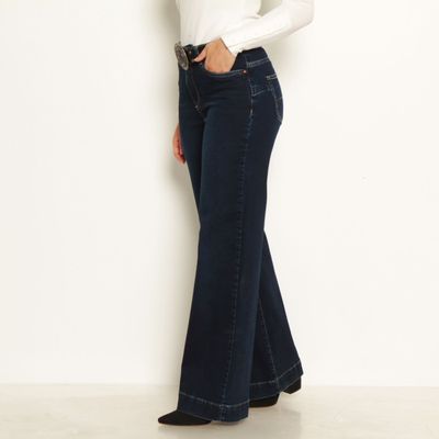 Imagen 2 del producto Jeans Wide Tiro   Alto Pretina Basico Un Boton