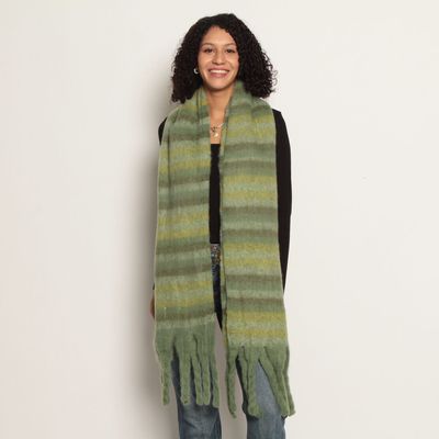 Imagen 1 del producto Bufanda Listada Con Flecos