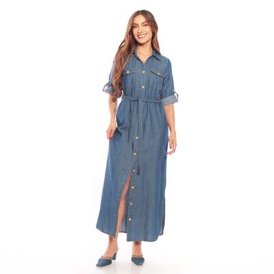 Vestido  Manga  Corta