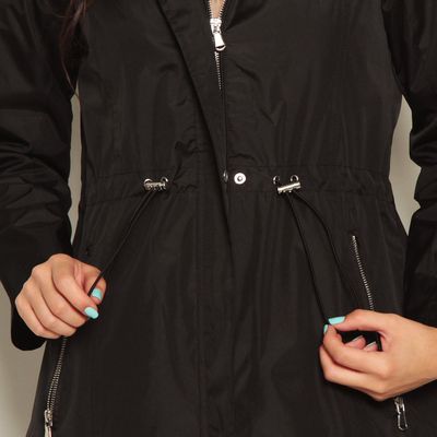 Imagen 2 del producto Chaqueta Manga Larga Con Capucha Y Cintura Ajustable