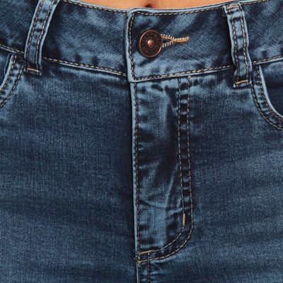 Imagen 2 del producto Jeans Wide Leg Tiro Alto Pretina Basica 1 Boton Push Up