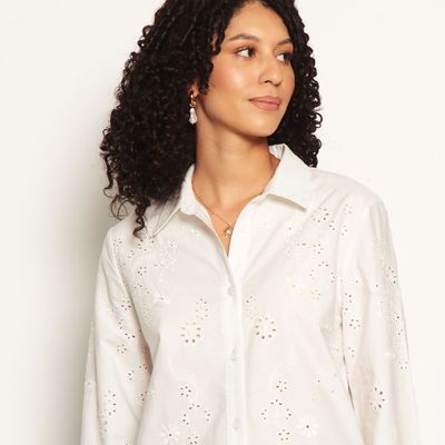 Imagen 2 del producto Blusa Manga Larga Con Brodery En Delantero